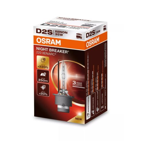 Osram D2S Night Breaker Laser +220% 66240XN2