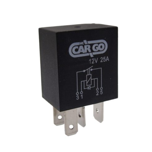 Mini relé 12V 25A diódás