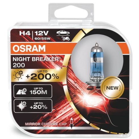 Osram NIGHT BREAKER 200 H4 64193NB200-HCB