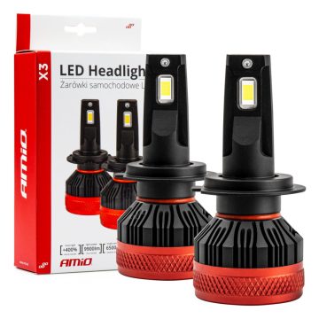 LED H7 helyére X3 Canbus 90 Watt