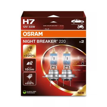 H7 Osram izzó +220% 64210NB220